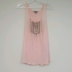 Roxy Sheer Baby Pink top